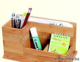 竹木辦公文具收納盒 實(shí)用與工藝的結(jié)合