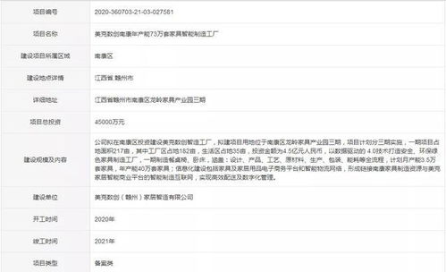 投資4.5億元！美克數創智能制造工廠落子南康，開啟家居產業數字化新篇章